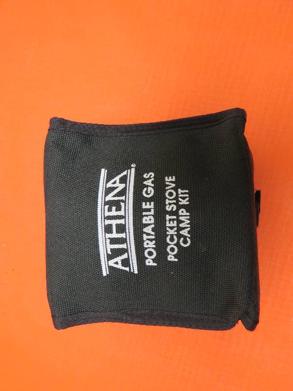 lot 16 image: Athena Portable Gas Pocket Stove Camp Kit