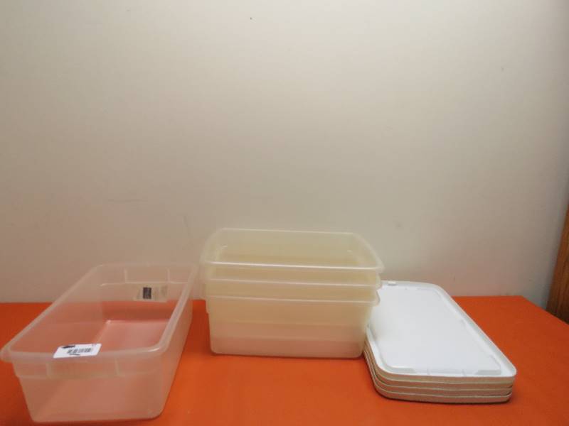 lot 57 image: Totes with Lids