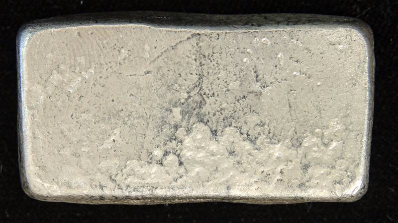 2 TROY OZ. .999 FINE SILVER BAR HAND-POURED PROSPECTORS DONT TREAD ON ME