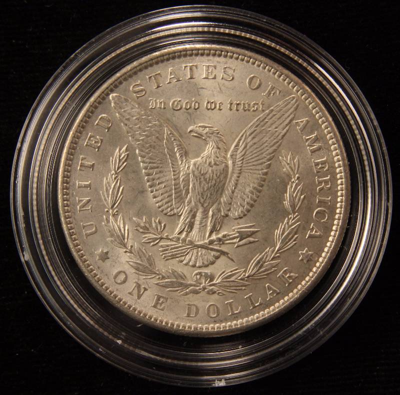 1898 MORGAN SILVER DOLLAR UNC IN AIRTITE HOLDER