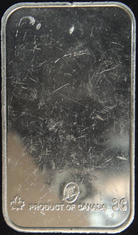 1 TROY OZ. .999 FINE SILVER BAR NATIONAL WITH SERIAL #