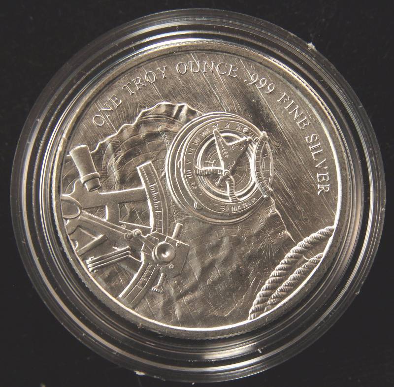 1 TROY OZ. .999 FINE SILVER PROSPECTOR IN AIRTITE HOLDER