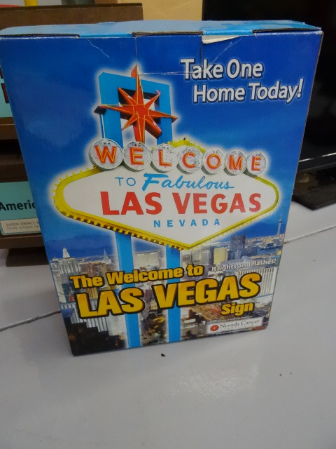 lot 29 image: Welcome to Las Vegas lighted sign d...