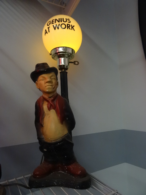 lot 47 image: Genius at work ceramic llighted sta...