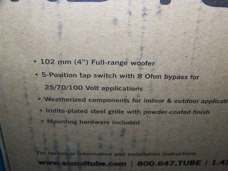 lot 53 image: (2) SoundTube, 4, Full-Range, Open-Ceiling, Pendant Speakers - NEW in Original Box