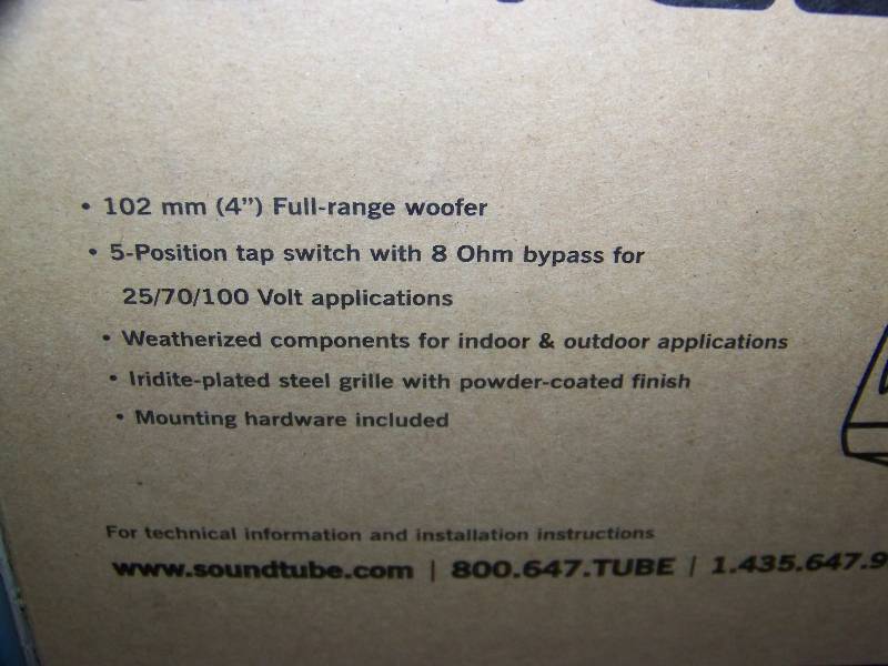 lot 54 image: (2) SoundTube, 4, Full-Range, Open-Ceiling, Pendant Speakers - NEW in Original Box