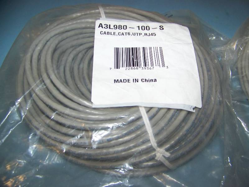 lot 101 image: (2) 100 Runs of Belkin, Cat6 Cable - NEW