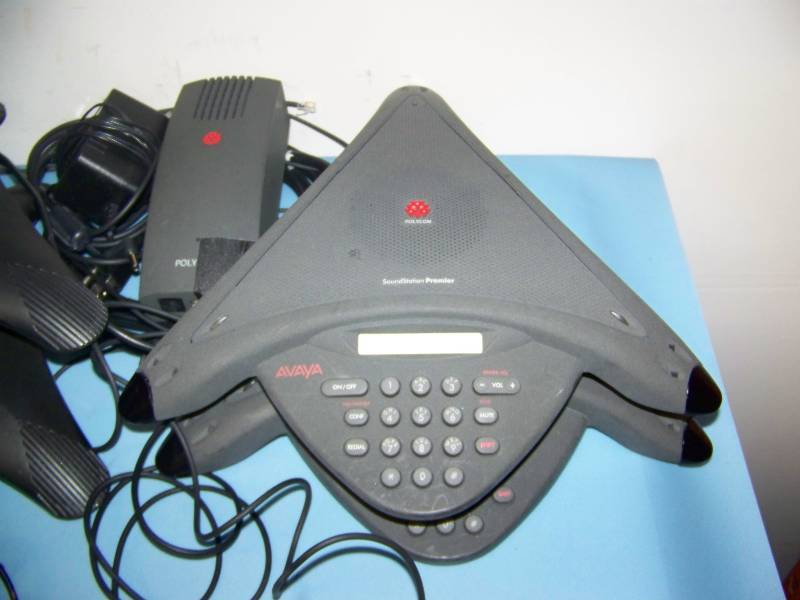 lot 90 image: Polycom, Conference Telephones  Phones, Teleconference  Video Camera, Mic Pods  Microphones and more