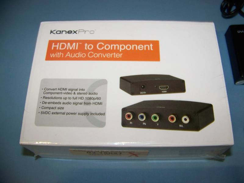 lot 145 image: KanexPro, (2) HDMI to Component with Audio - NEW in Original Boxes and (10) HDMI to DVI with Audio, Converters