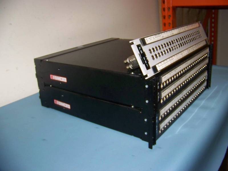 lot 143 image: ADC, Patch Panels in Cases  Frame