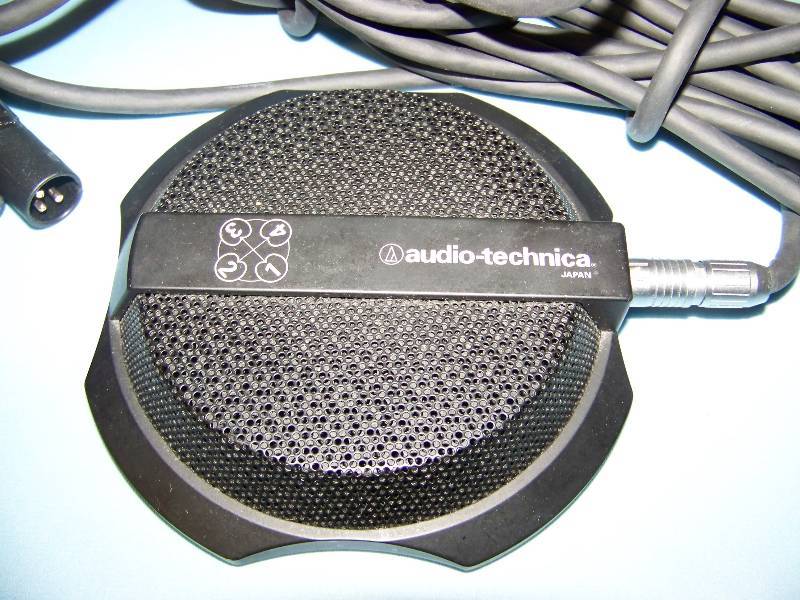lot 140 image: Audio-Technica, Half-Cardioid, Boundary Condenser, 4-Channel Microphone  Mic