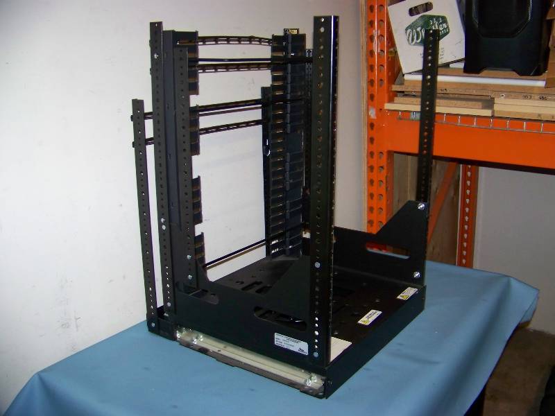 lot 142 image: Middle Atlantic, Audio  Video Equipment  Component Rack with Slide Out  Rotating Base