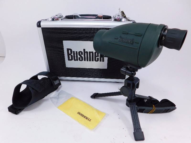 lot 9 image: Bushnell 12-36X50 Sentry Spotting Scope wAccessories