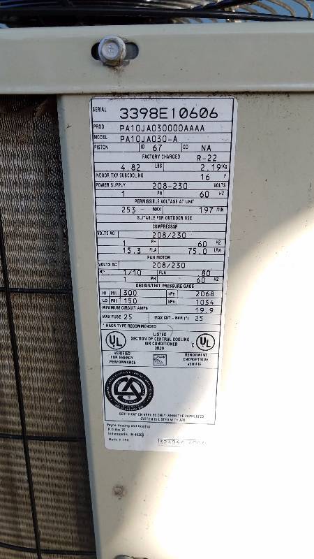 lot 72 image: AC Unit