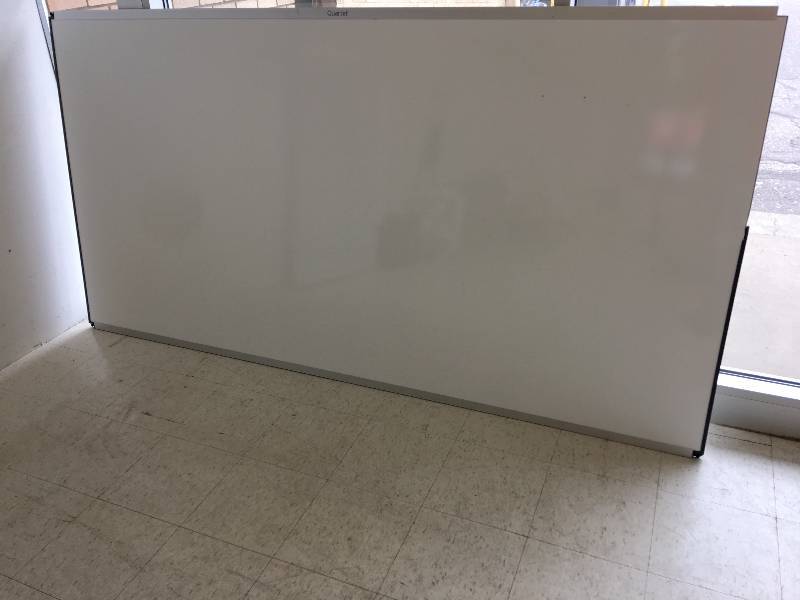 two large school whiteboards