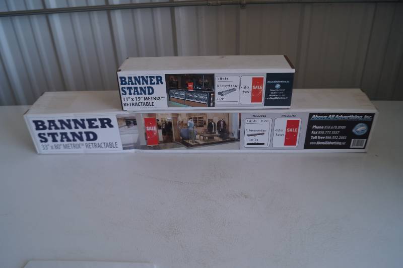 SALE Banner Stands