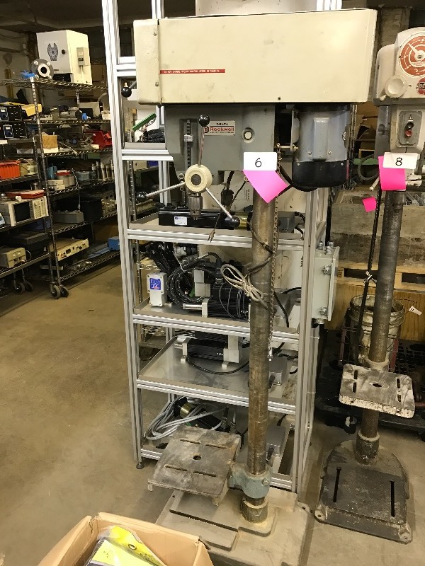 Floor model drill press