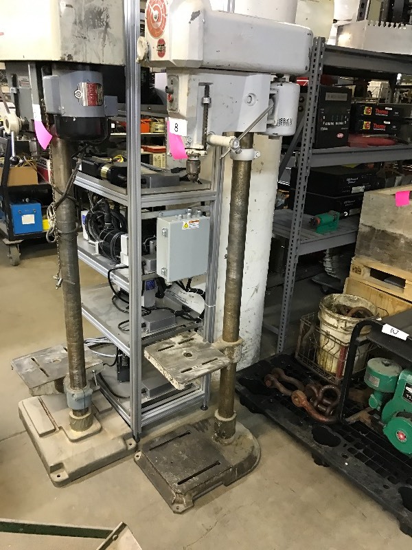 Floor model drill press