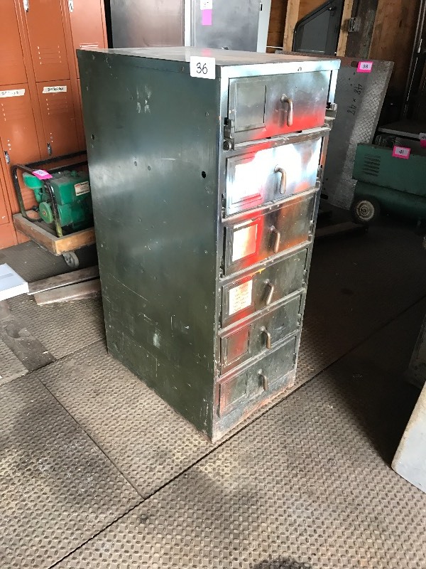 Heavy duty parts cabinet