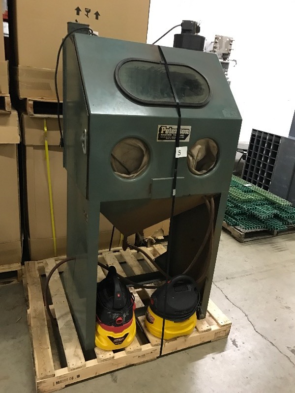 Peterson blast cabinet