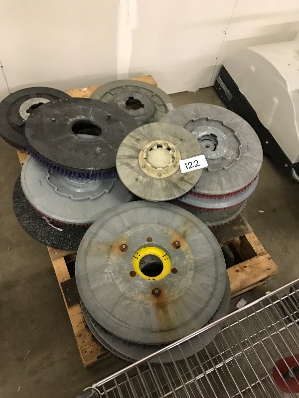 Lot of floor scrubber pads  attachments