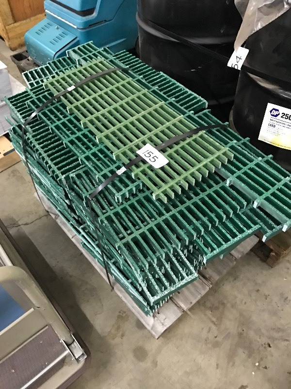 Chemical resistant grating