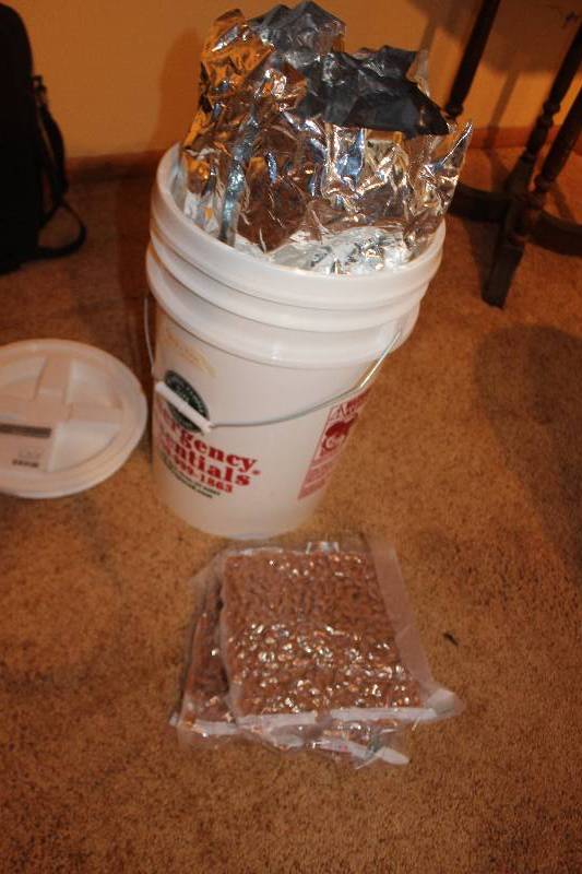 lot 17 image: Bucket of Pasta, Rice