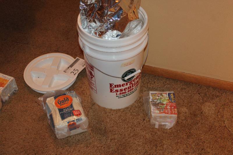 lot 25 image: Bucket of Flour