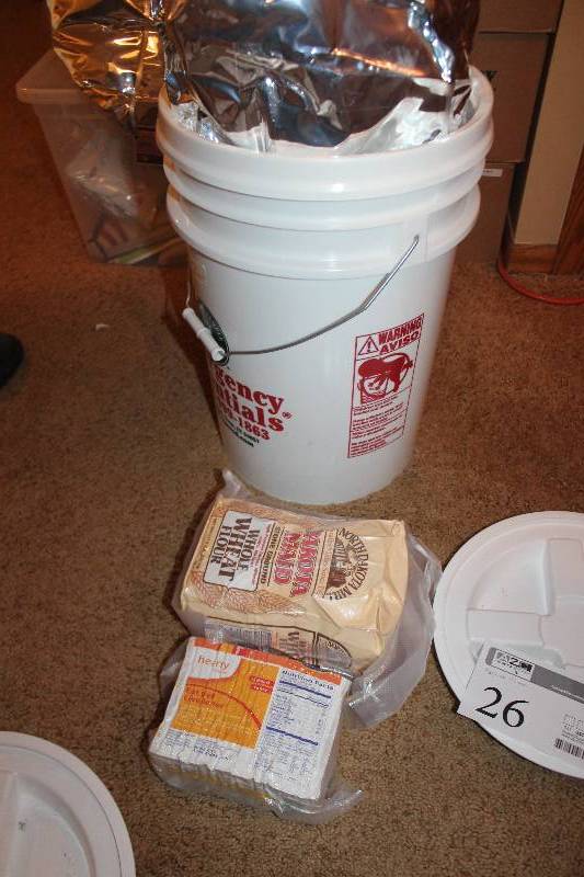 lot 26 image: Bucket of Flour