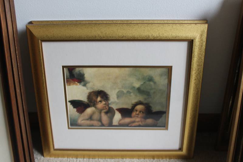 lot 91 image: Lot of (3) Framed Matted Wall Art