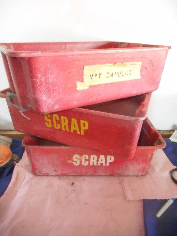 3 SCRAP BINS