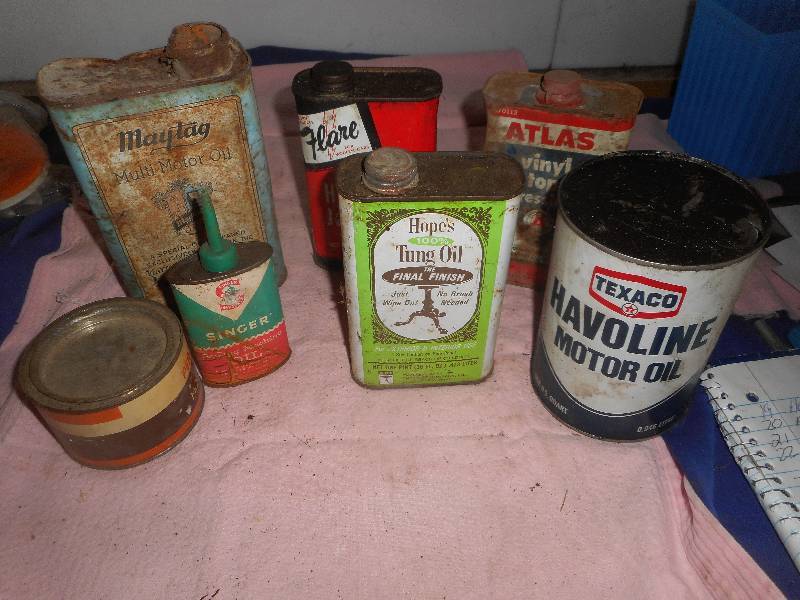 ANTIQUE CANS