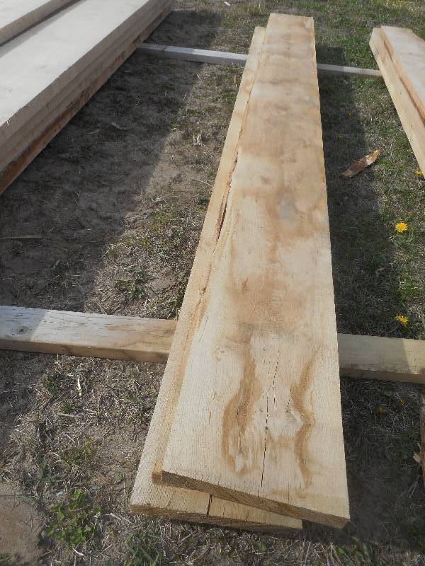 3   ---- 2X10 FRESH ROUGH CUT WHITE OAK