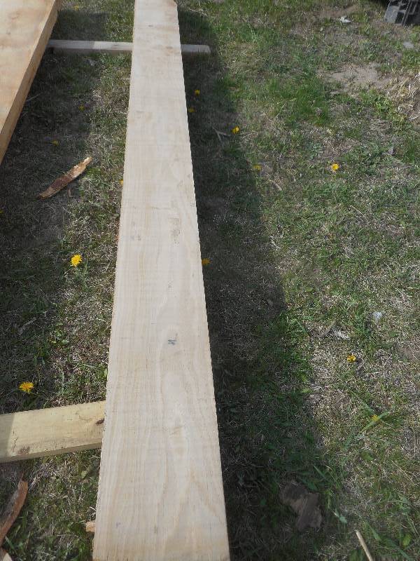 3----2X8 FRESH ROUGH CUT  WHITE OAK
