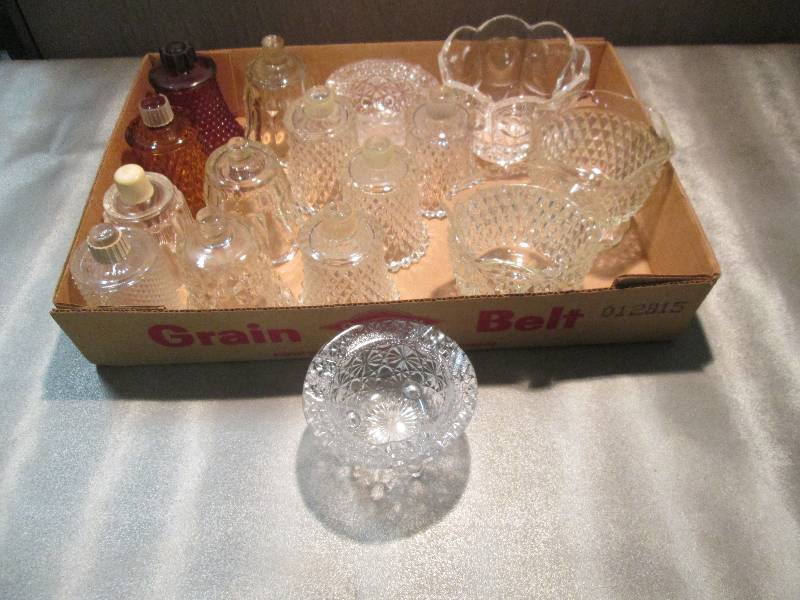 Lot of Candy Dishes and Glass Candl...