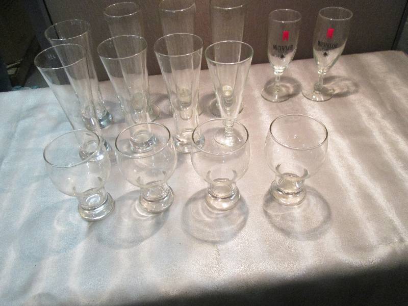 14 Assorted Beer Glasses...