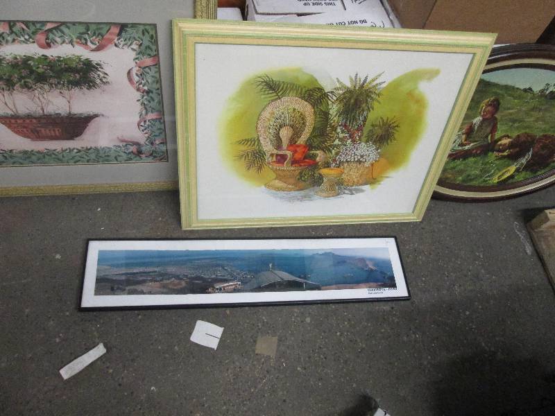 Lot of 4 Large Wall Art Items...