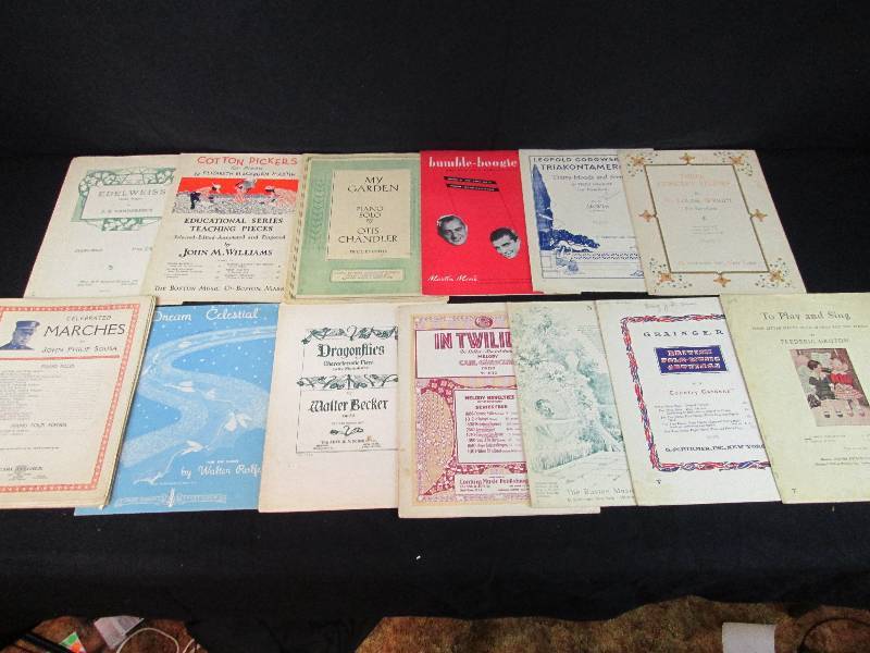 Large Group of Vintage  Antique Sheet Music (80)