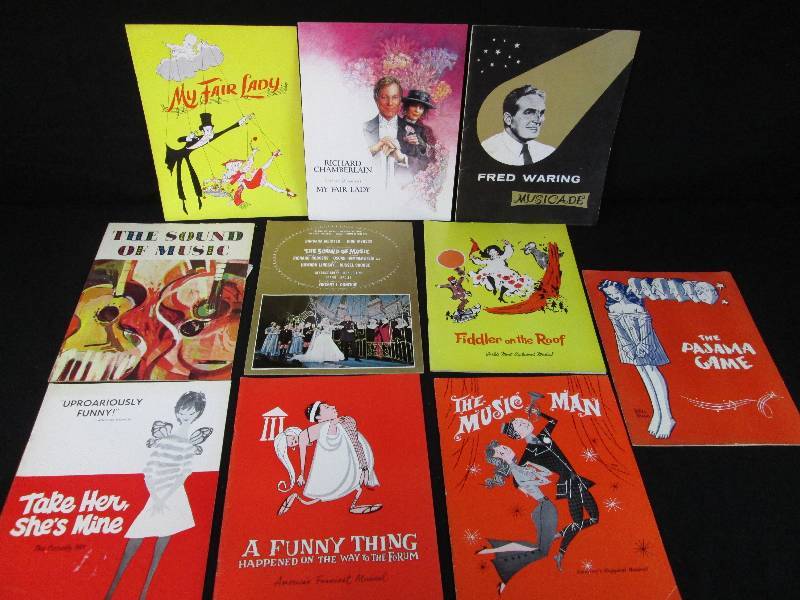 Large Group of Concert Programs, Theater Programs