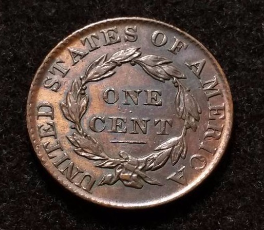 1827 Coronet Large Cent - High Grade