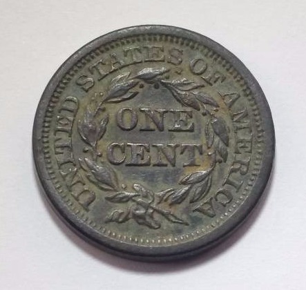 1846 Braided Hair Large Cent
