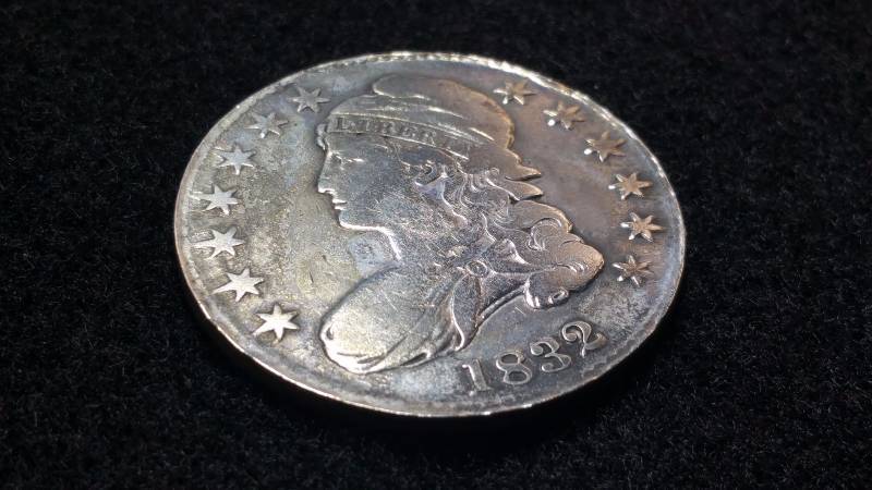 1832 Capped Bust Silver Half Dollar