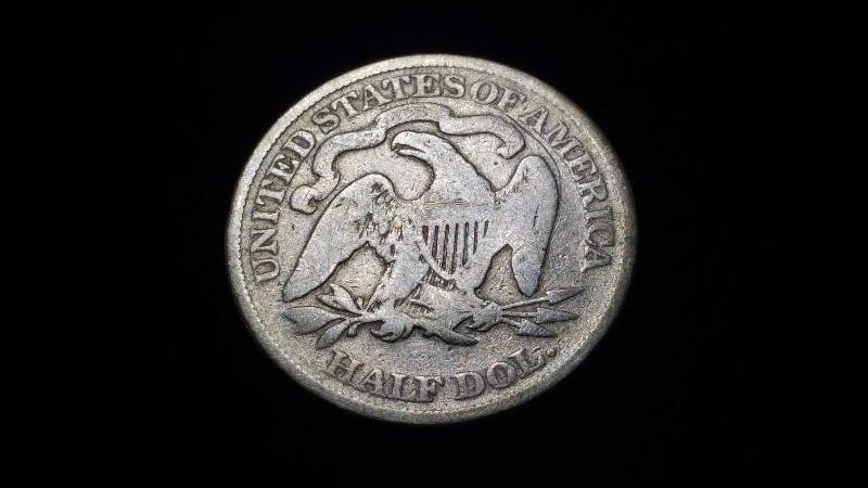 1875 Seated Liberty Silver Half Dollar