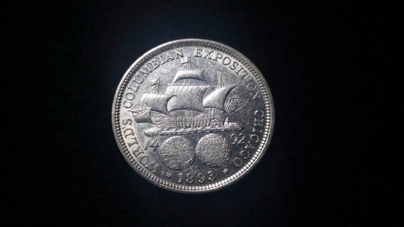1893 Columbus Exposition Silver Half Dollar