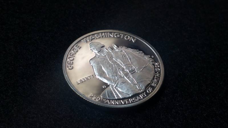1982 250th George Washington Silver Half Dollar