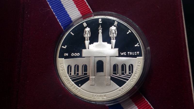 1984 S Olympic Commemorative Silver Dollar