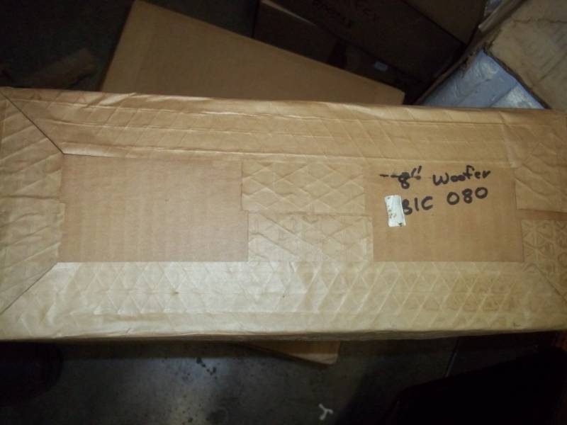 lot 59 image: 8 Woofer BIC 080 Sealed in Box