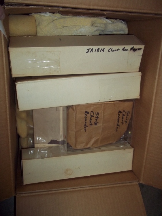lot 103 image: Health Kit Multi Speed Servo Chart Recorder Model iR - 18M and Manual and paper