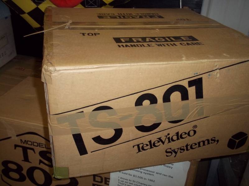 lot 109 image: TS 801 Televideo Systems Computers in Original Box