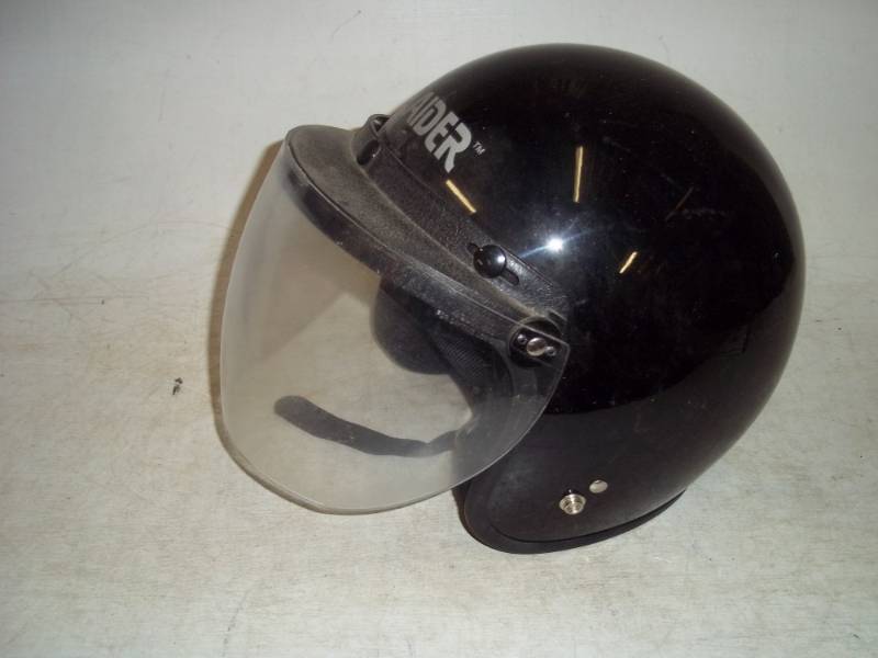 lot 143 image: Open Face helmet Size Medium with face Sheild